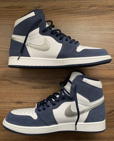Nike Air Jordan 1 High OG CO.JP "White/Midnight Navy" (2020)(ブリーフケースなし)