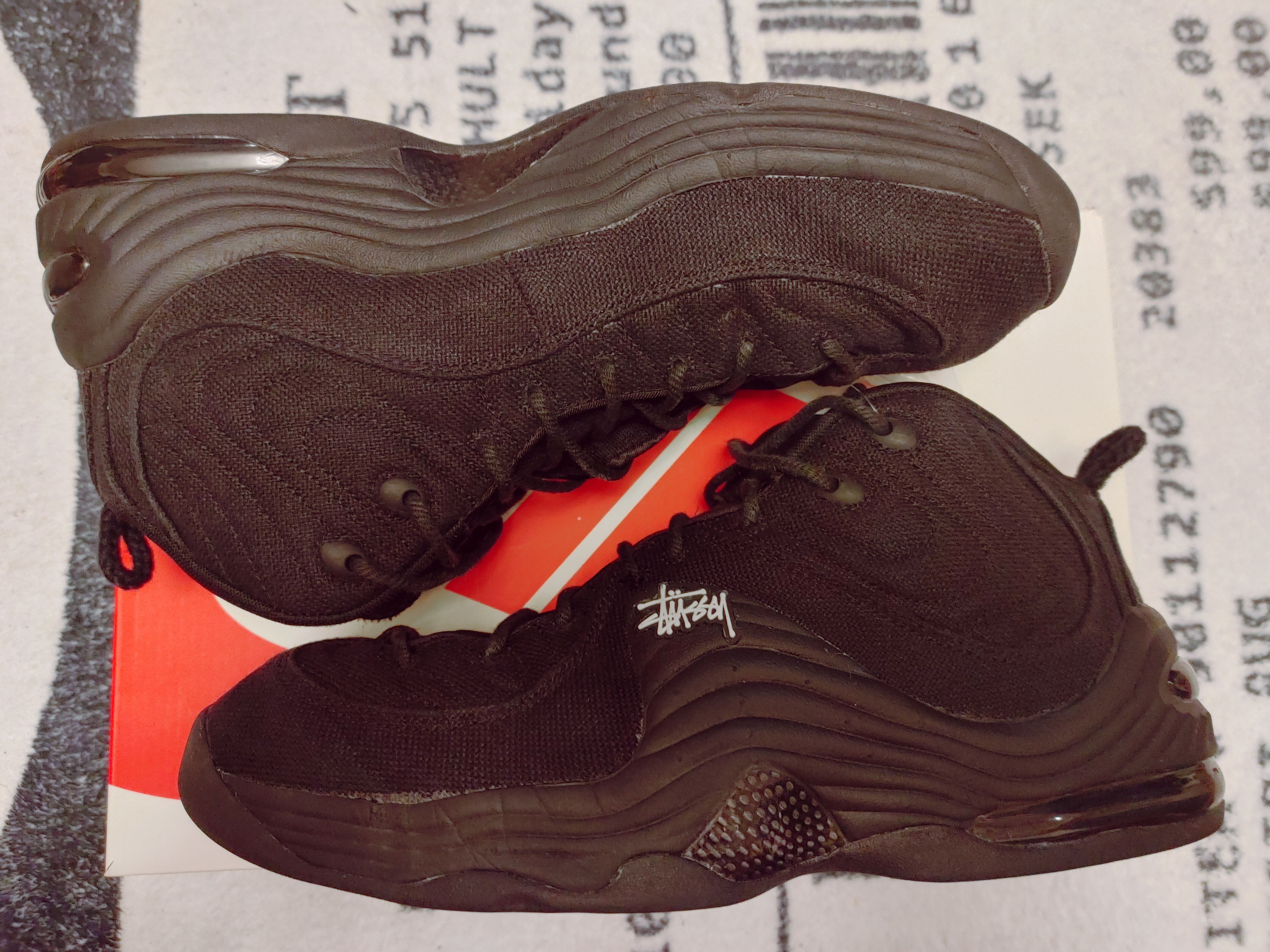 Stussy × Nike Air Penny 2 "Black"