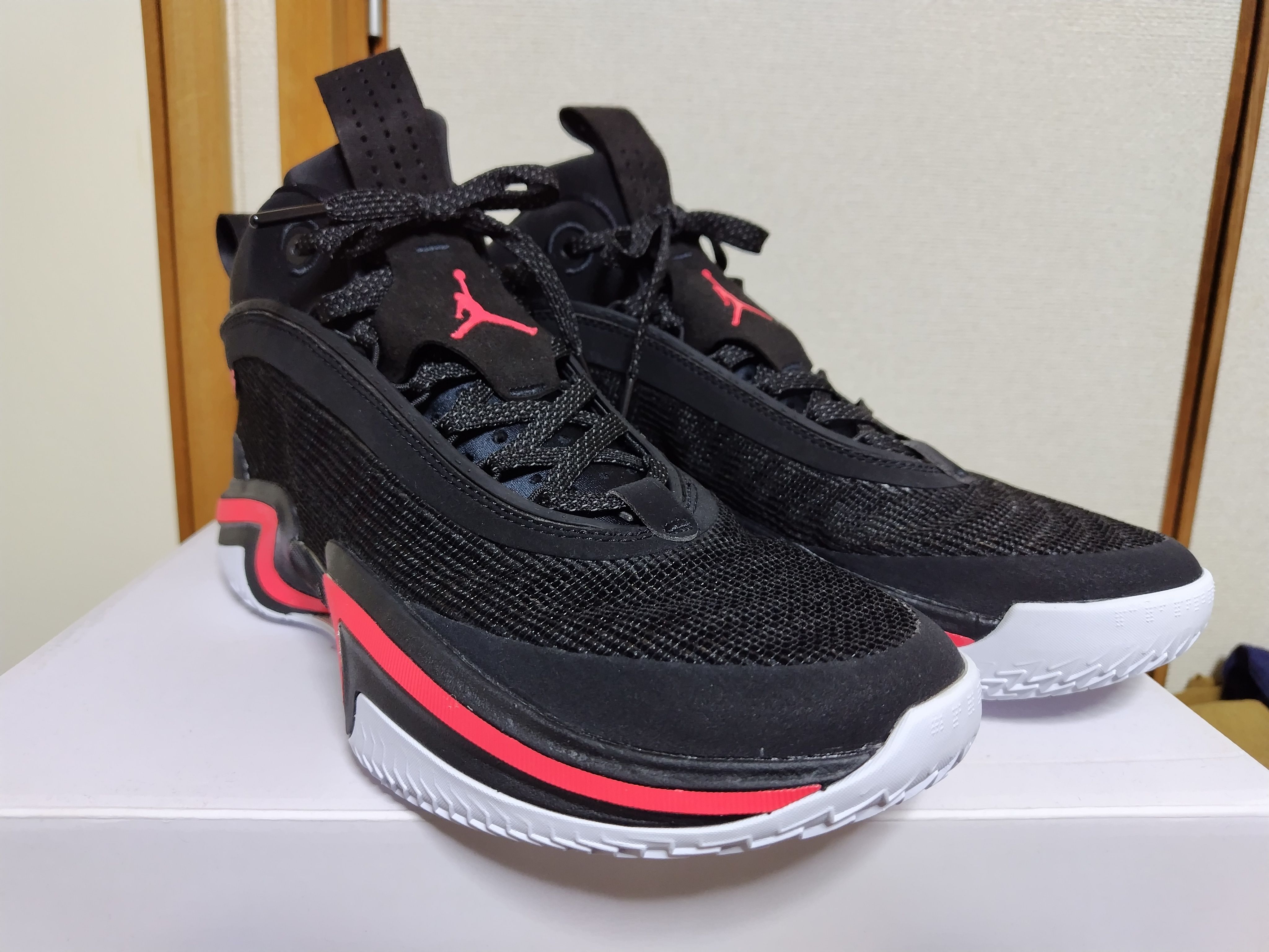 Nike Air Jordan 36 "Black/Infrared 23" (White Sole)