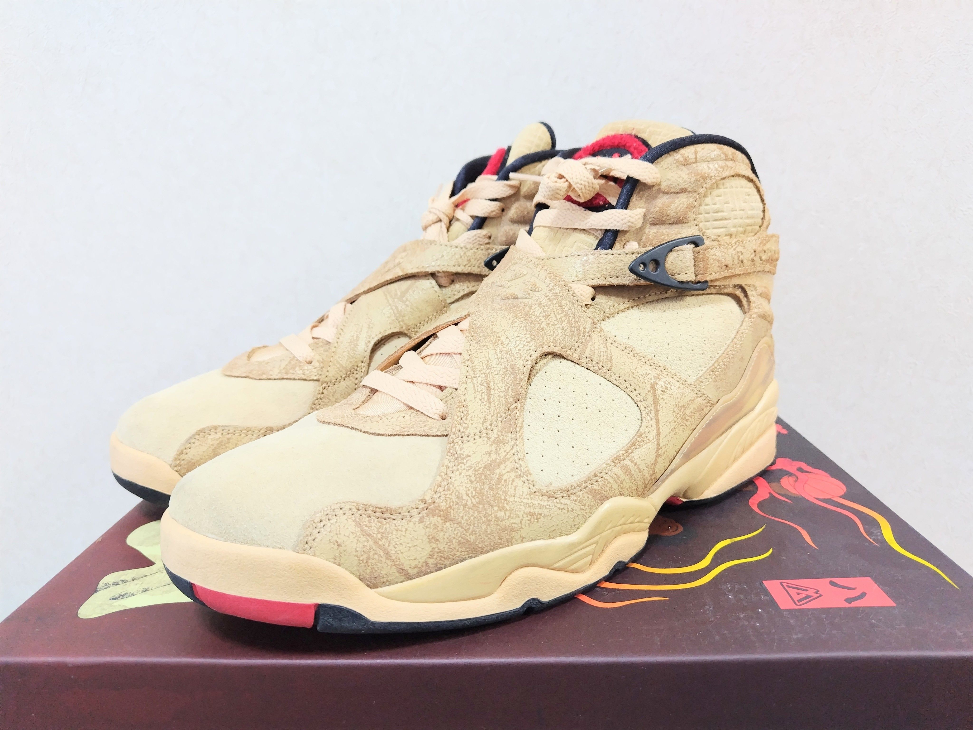 Rui Hachimura × Nike Air Jordan 8 SE "Twine/Gym Red"