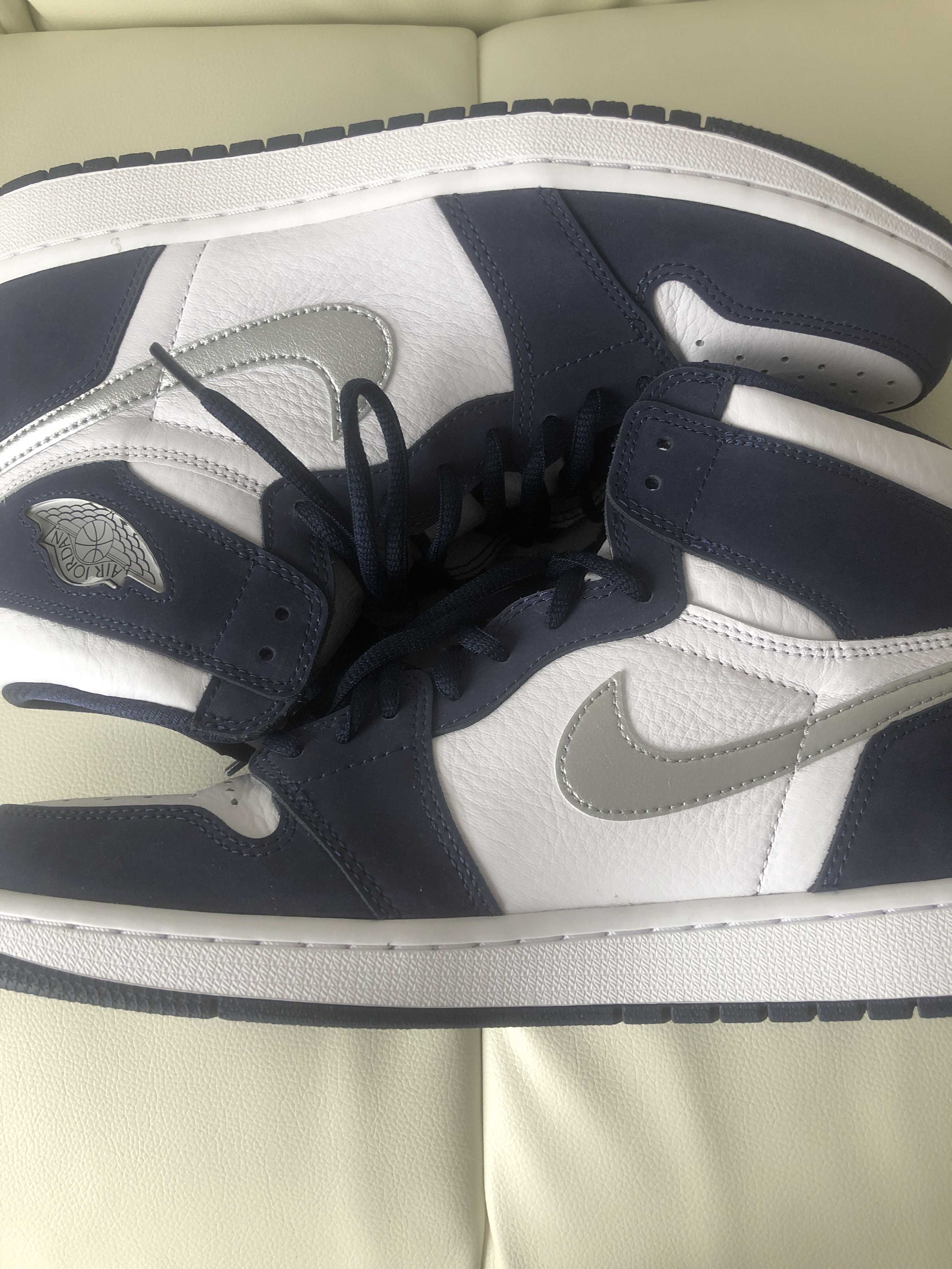Nike Air Jordan 1 High OG CO.JP "White/Midnight Navy" (2020)(ブリーフケースなし)