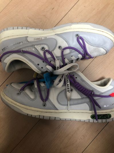 Off-White × Nike Dunk Low "Sail/Neutral Gray"