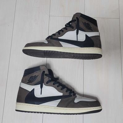 Travis Scott × Nike Air Jordan 1 Retro High OG TS SP "Sail/Dark Mocha"
