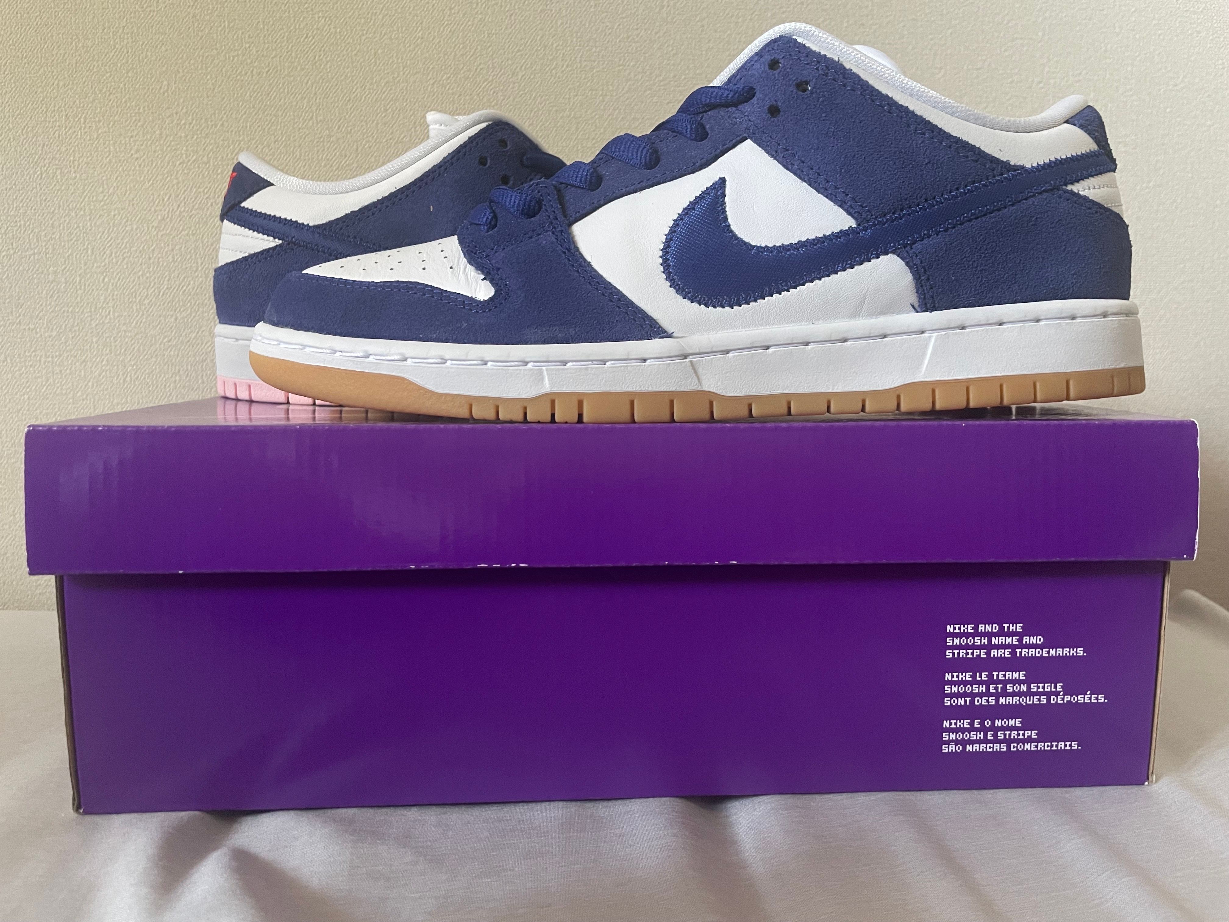 Nike SB Dunk Low "Los Angeles Dodgers/Deep Royal Blue"
