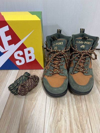 PASS~PORT × Nike SB Dunk High "Work Boot"