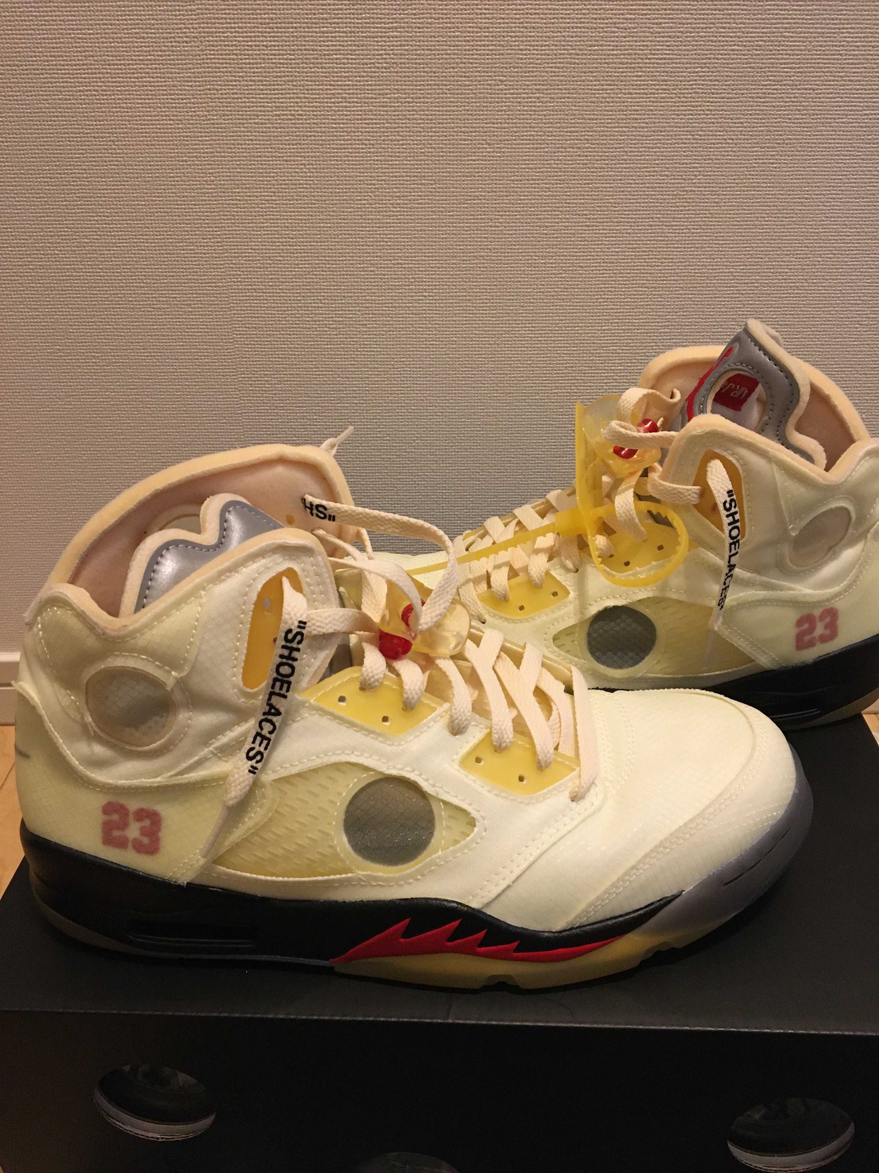 Off-White × Nike Air Jordan 5 "Sail"