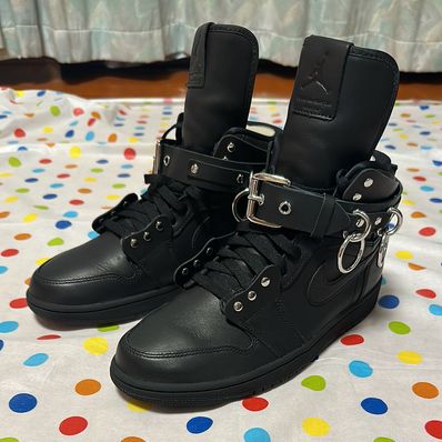 COMME des GARÇONS × Nike Air Jordan 1 High "Black"