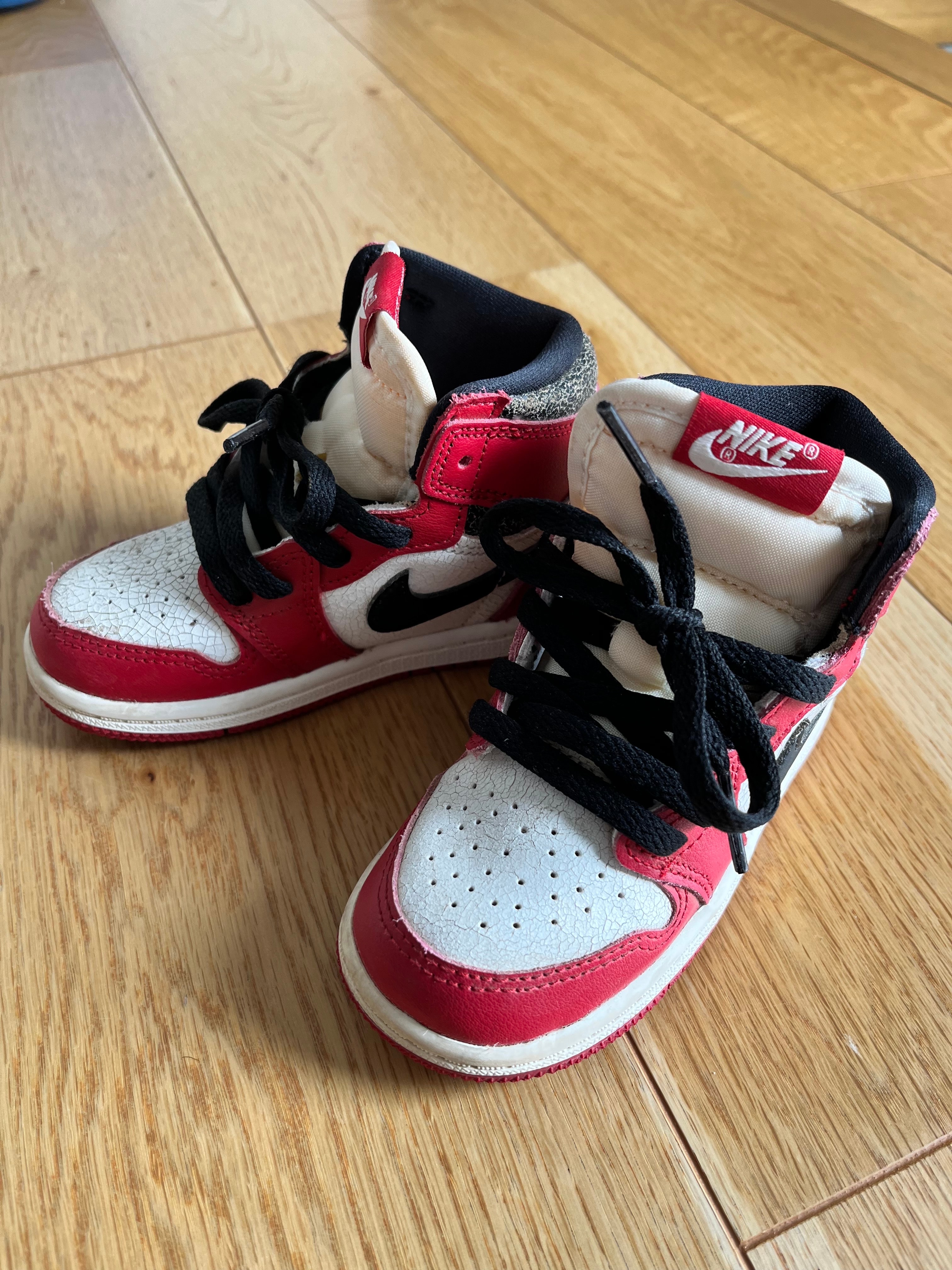 ナイキ TD エアジョーダン1 ハイ OG "ロスト & ファウンド/シカゴ"(キッズ)