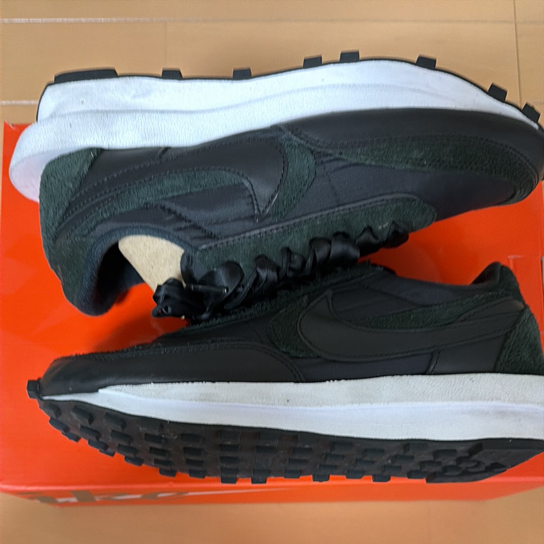 sacai × Nike LDV Waffle "Triple Black"