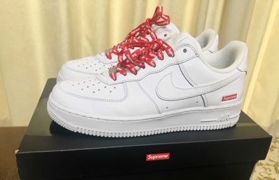 Supreme × Nike Air Force 1 Low "White"