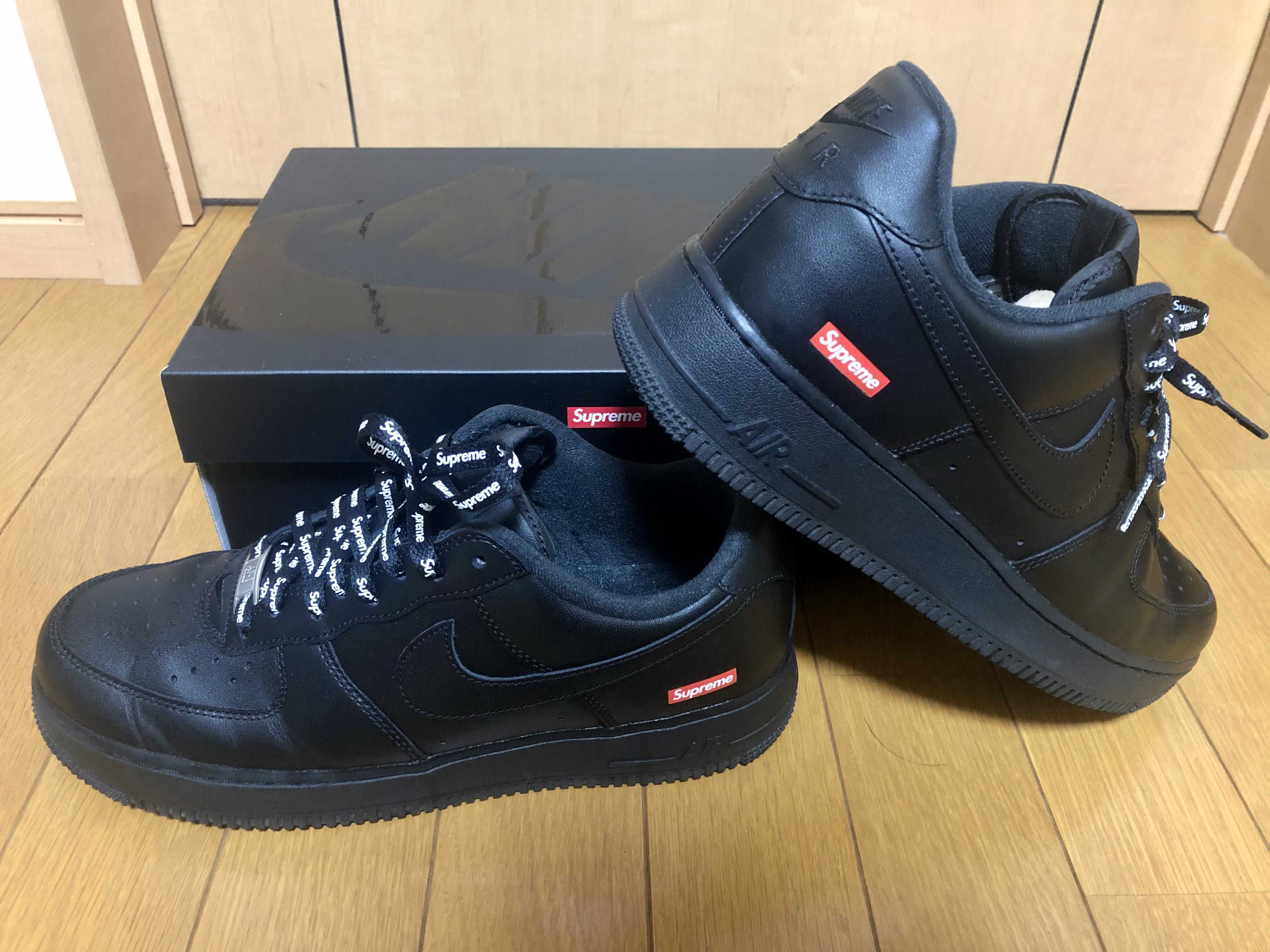 Supreme × Nike Air Force 1 Low "Black"