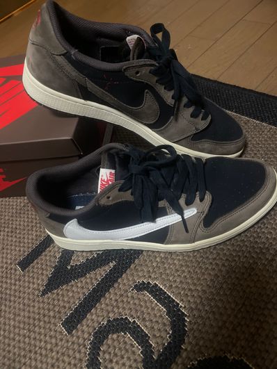 Travis Scott × Nike Air Jordan 1 Low OG SP-T "Black/Dark Mocha"