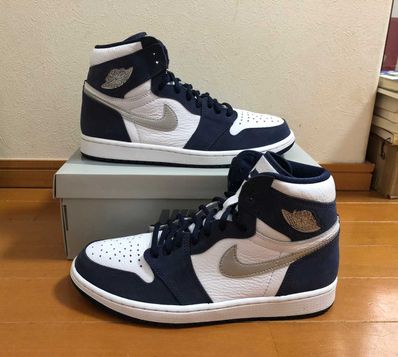 Nike Air Jordan 1 High OG CO.JP "White/Midnight Navy" (2020)(ブリーフケースなし)