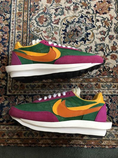 sacai × NIKE LDV WAFFLE "PINE GREEN"
