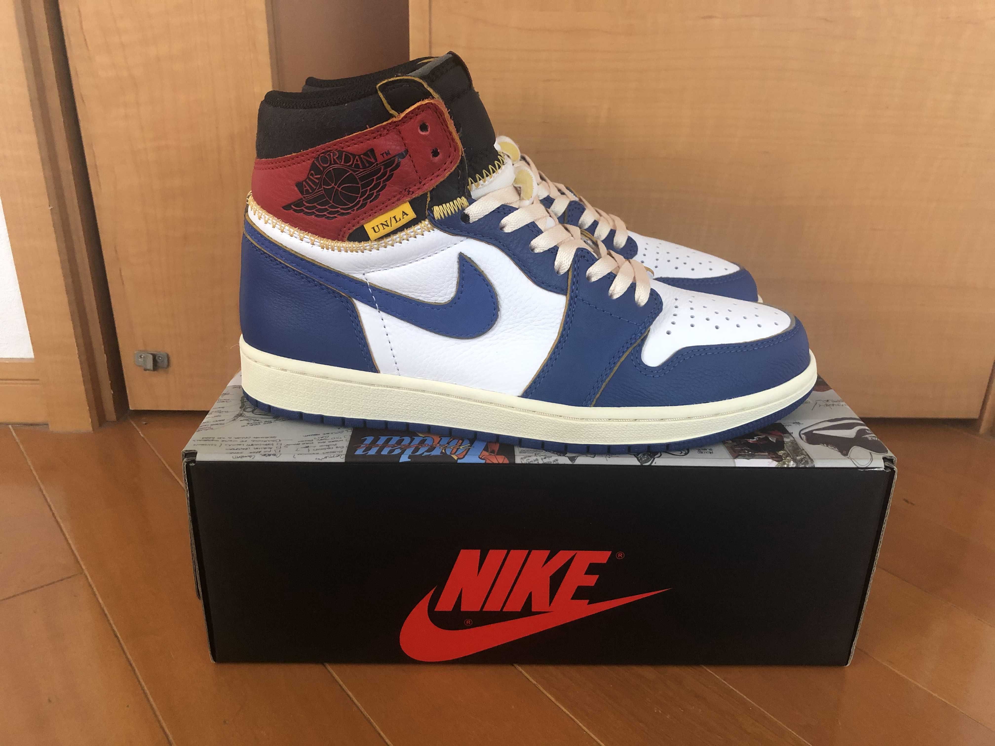 Union × Nike Air Jordan 1 Retro High OG NRG "Storm Blue/Varsity Red"