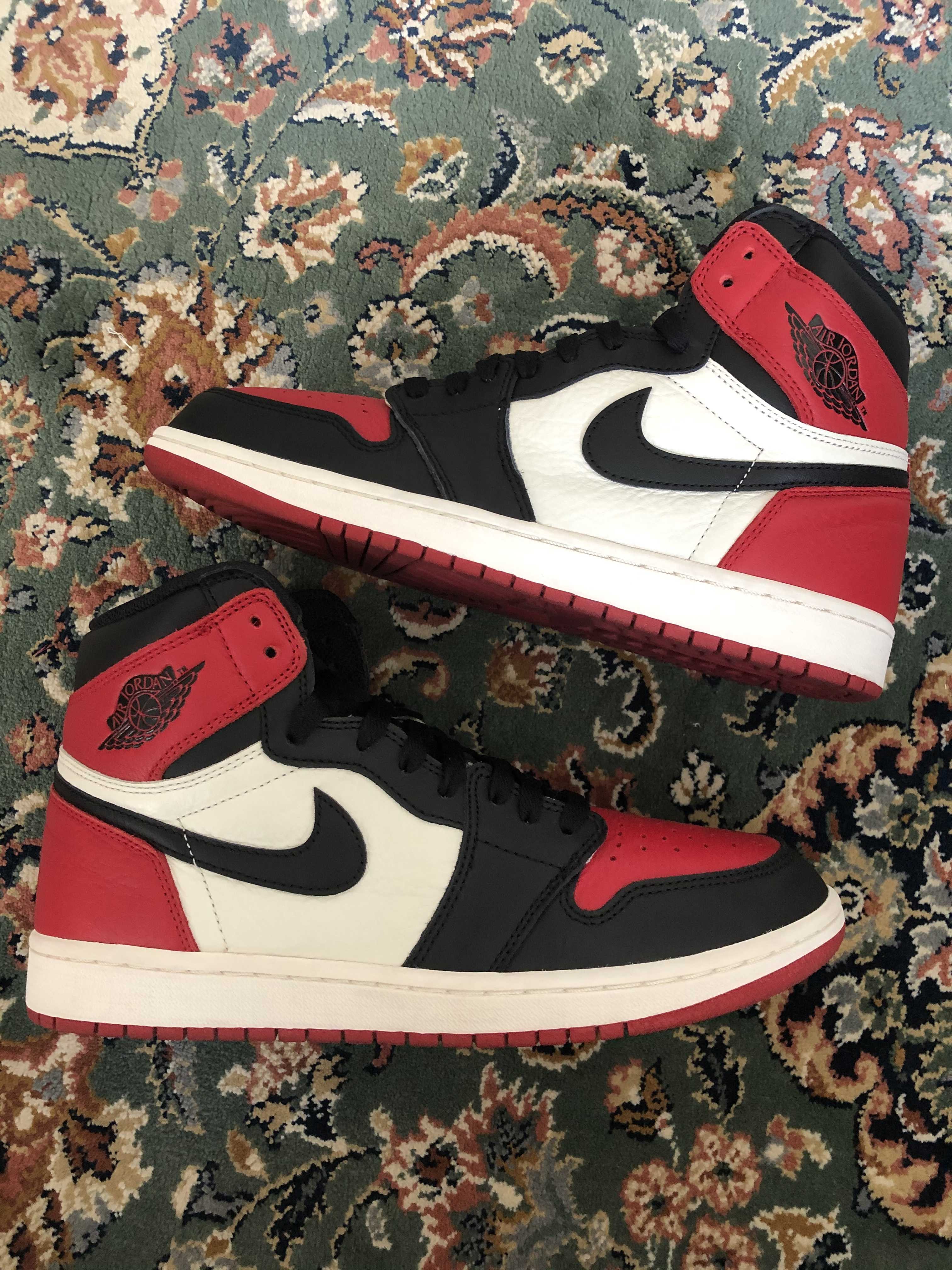 Nike Air Jordan 1 Retro High OG "Bred Toe"