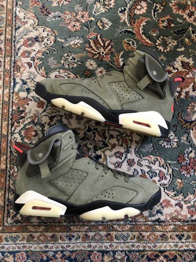 Travis Scott × Nike Air Jordan 6 Retro "Medium Olive"