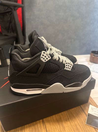 Nike Air Jordan 4 SE "Black and Light Steel"