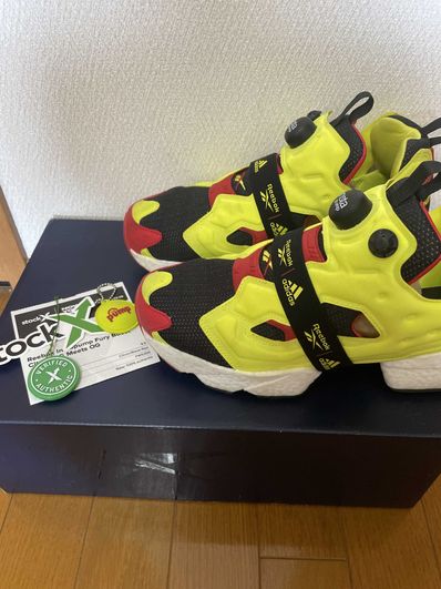 ADIDAS × REEBOK INSTAPUMP FURY BOOST OG "YELLOW/RED"