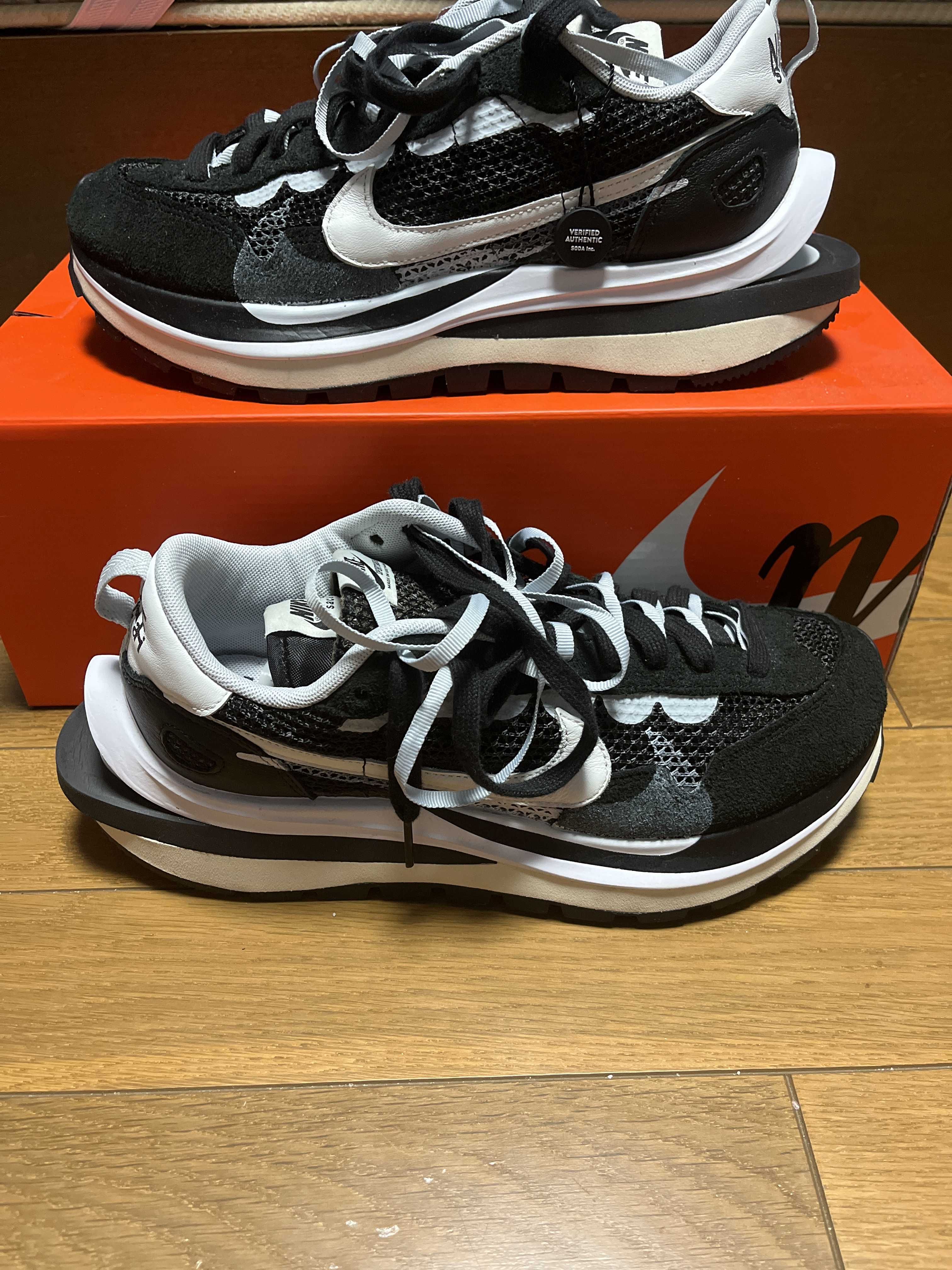 sacai × Nike Vapor Waffle "Black and White"