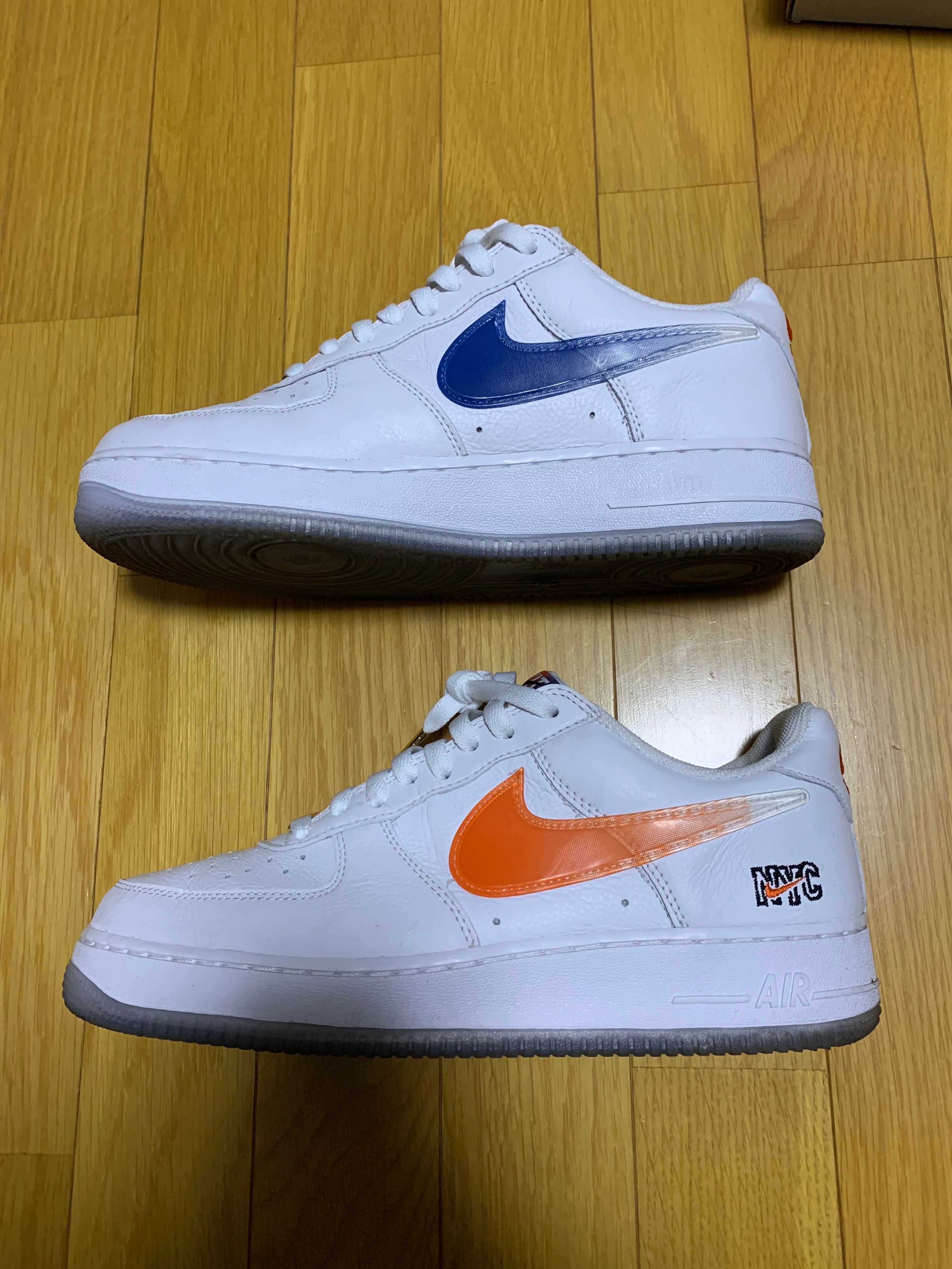 KITH × Nike Air Force 1 Low "White/Rush Blue/White/Brilliant Orange"