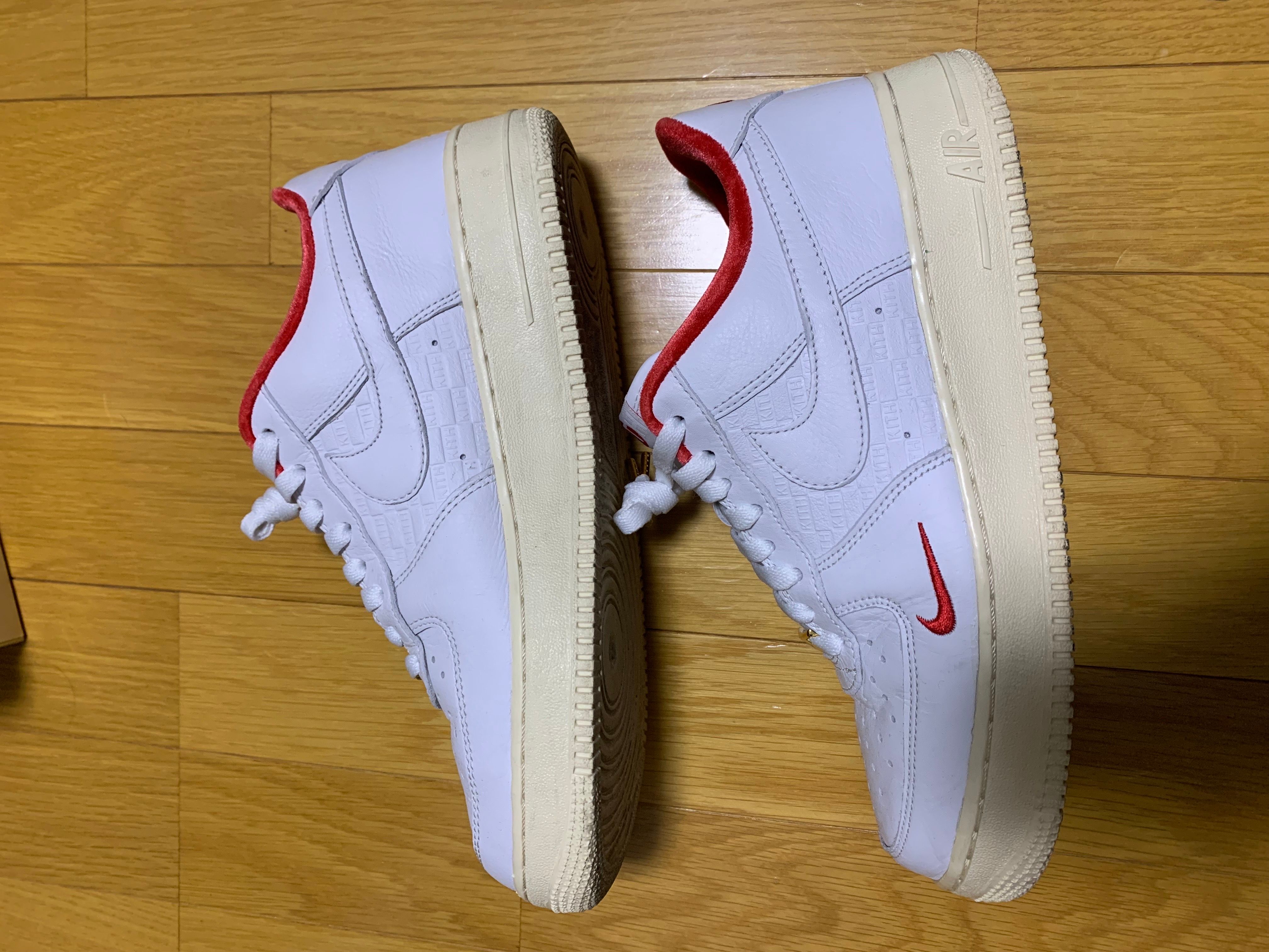 KITH × Nike Air Force 1 Low "White/Red"