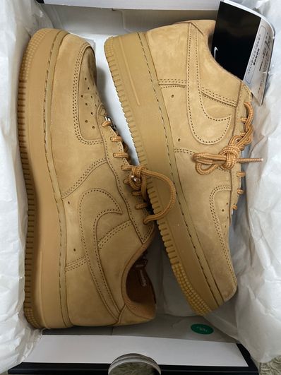 Supreme × Nike Air Force 1 Low "Flax/Wheat"