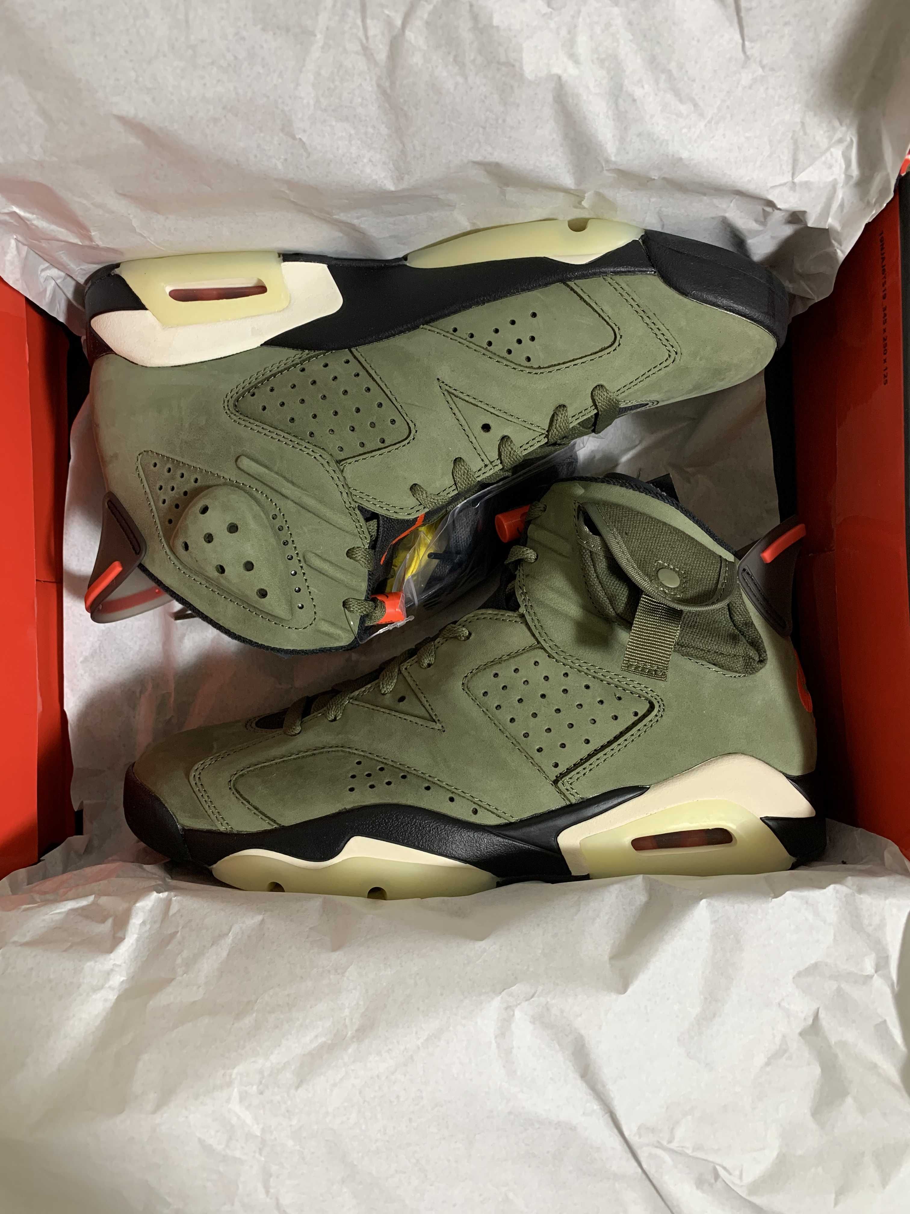 Travis Scott × Nike Air Jordan 6 Retro "Medium Olive"