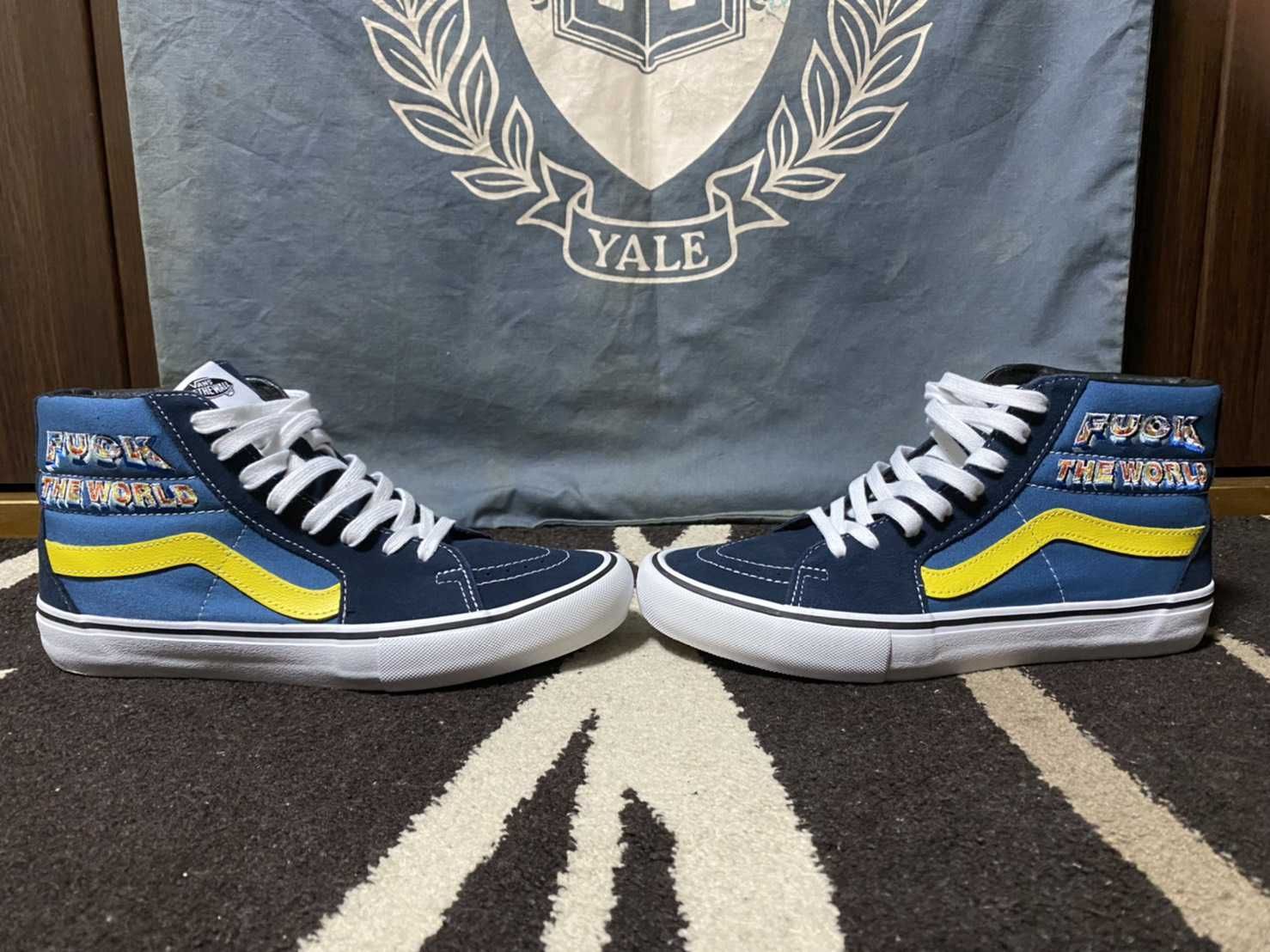 Supreme × Vans Fuck The World "Navy"