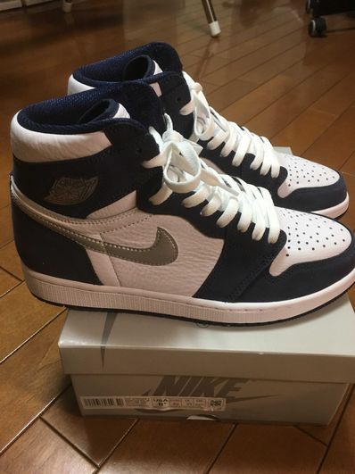 Nike Air Jordan 1 High OG CO.JP "White/Midnight Navy" (2020)(ブリーフケースなし)