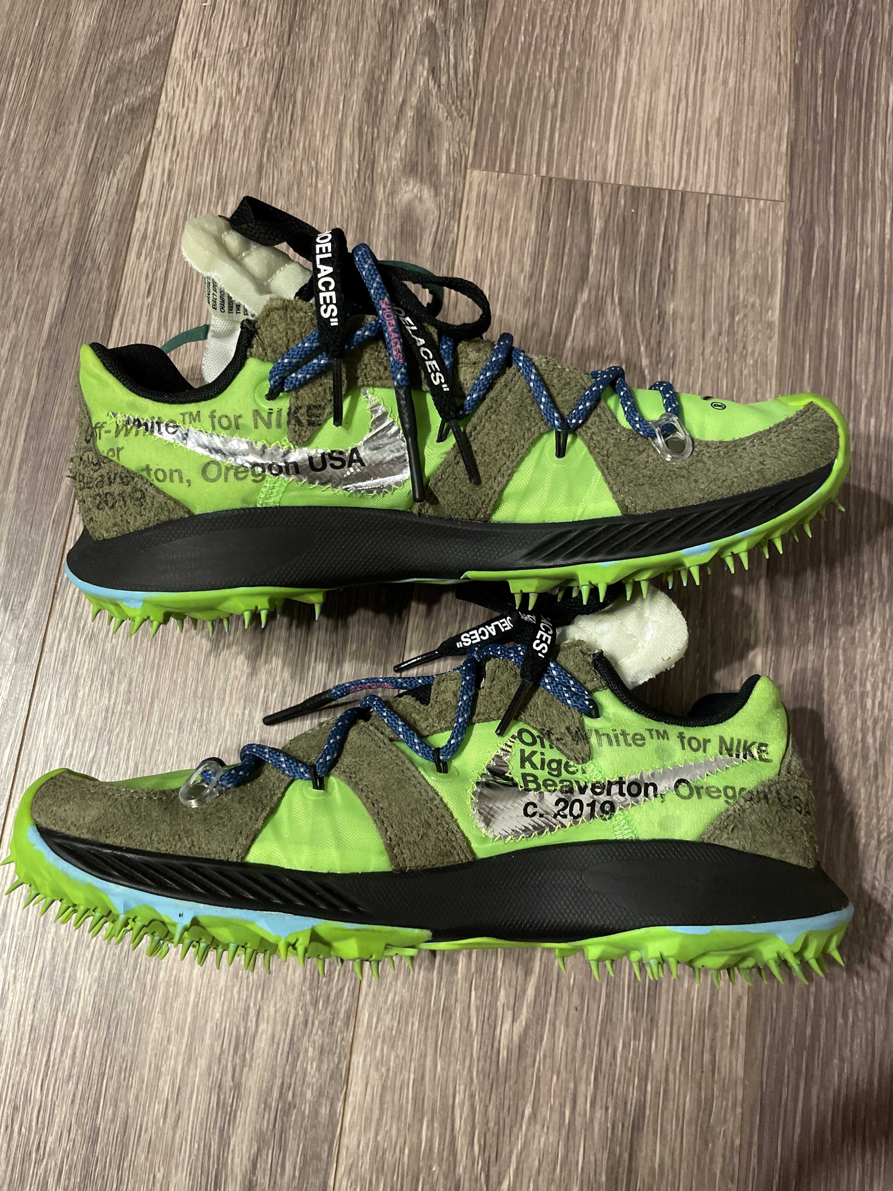 Off-White × Nike Women's Air Zoom Terra Kiger 5 "Green"