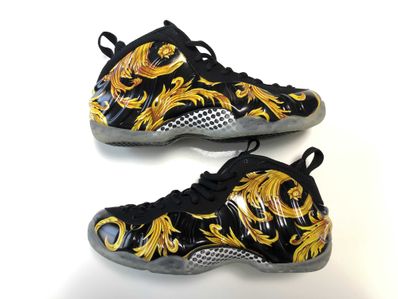 人気色 15年製 NIKE エアフォームポジット プロ ダーク オブシティアン