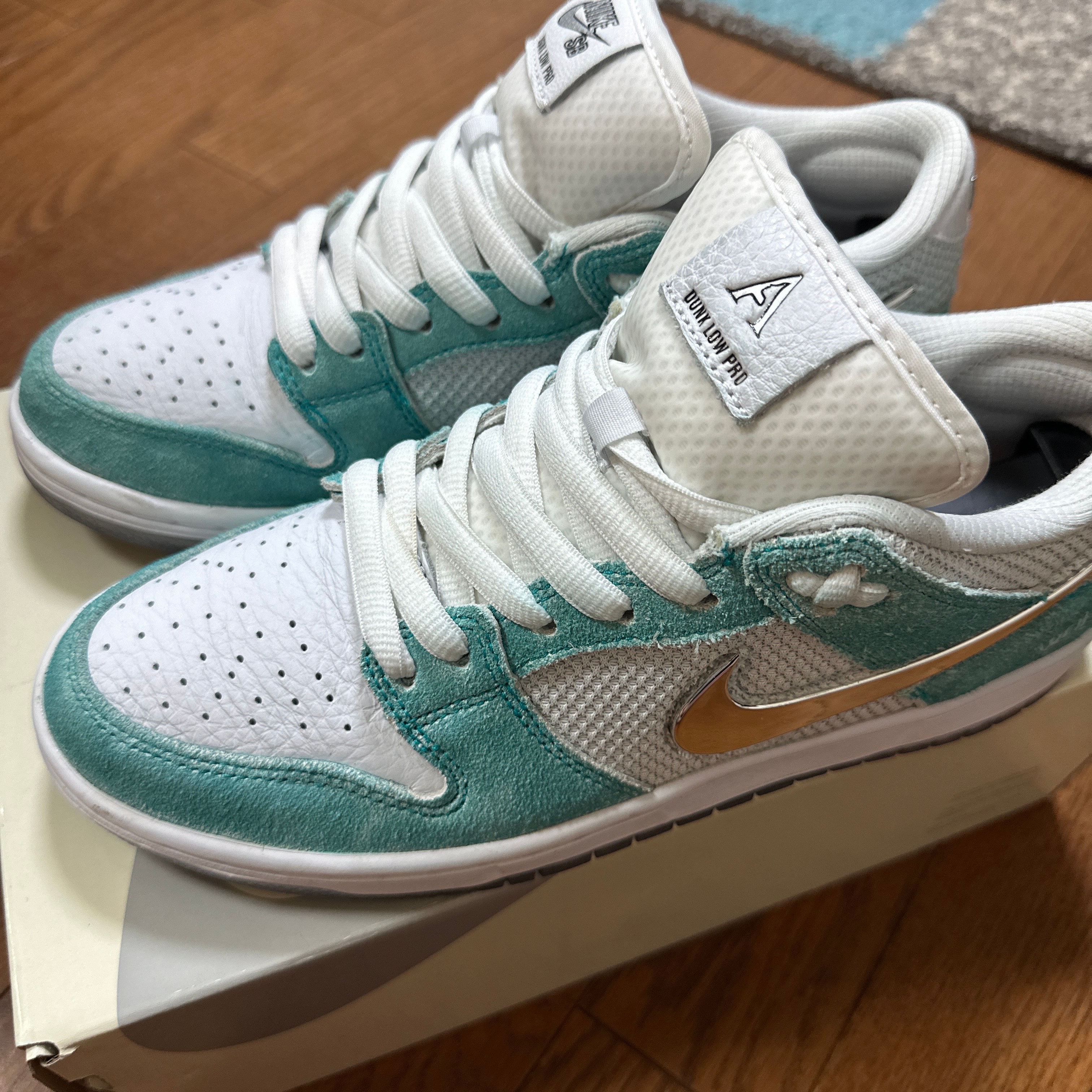 APRIL SKATEBOARDS × Nike SB Dunk Low Pro QS "White and Multi-Color"