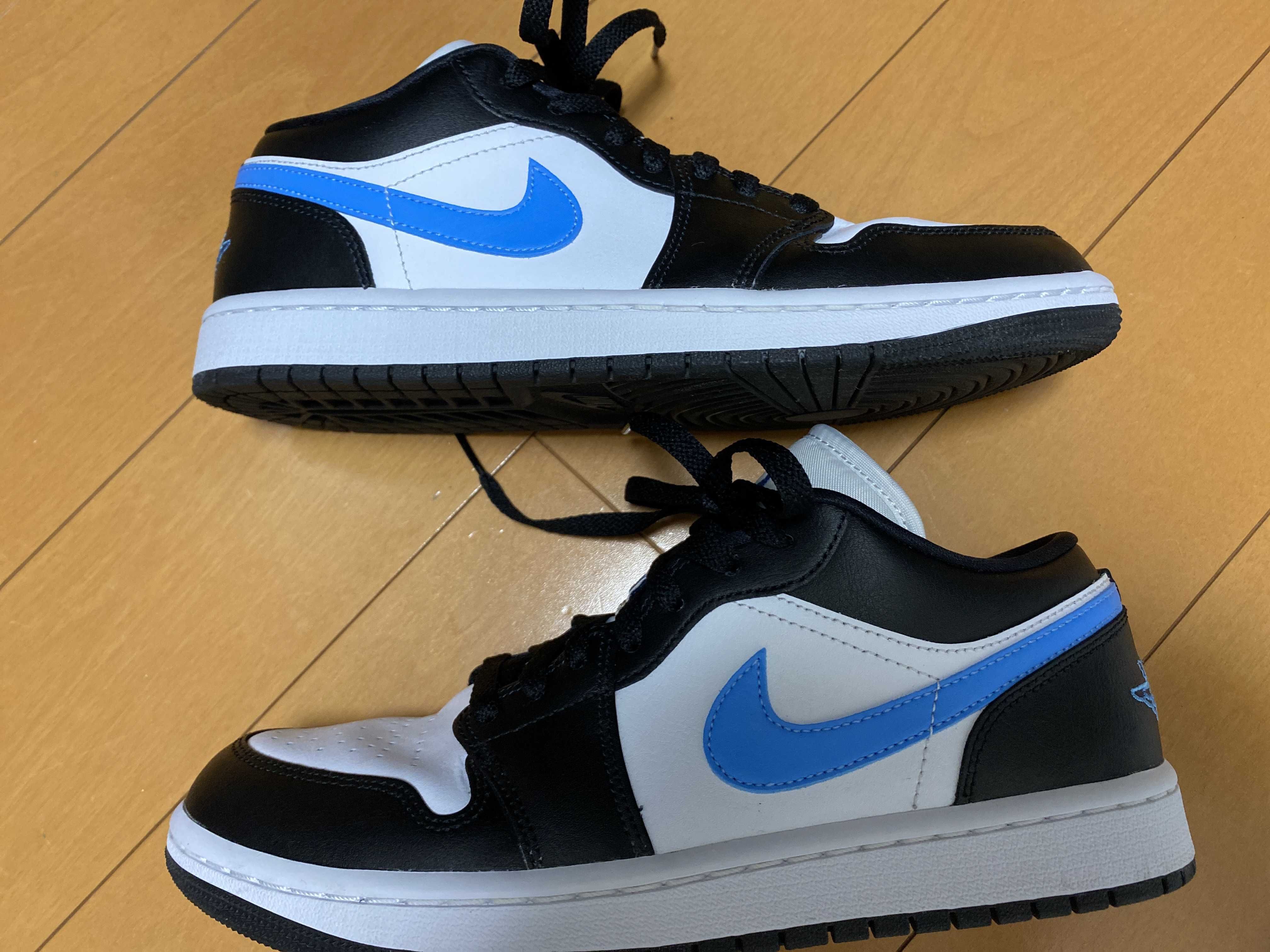 Nike Women's Air Jordan 1 Low "Black/University Blue"
