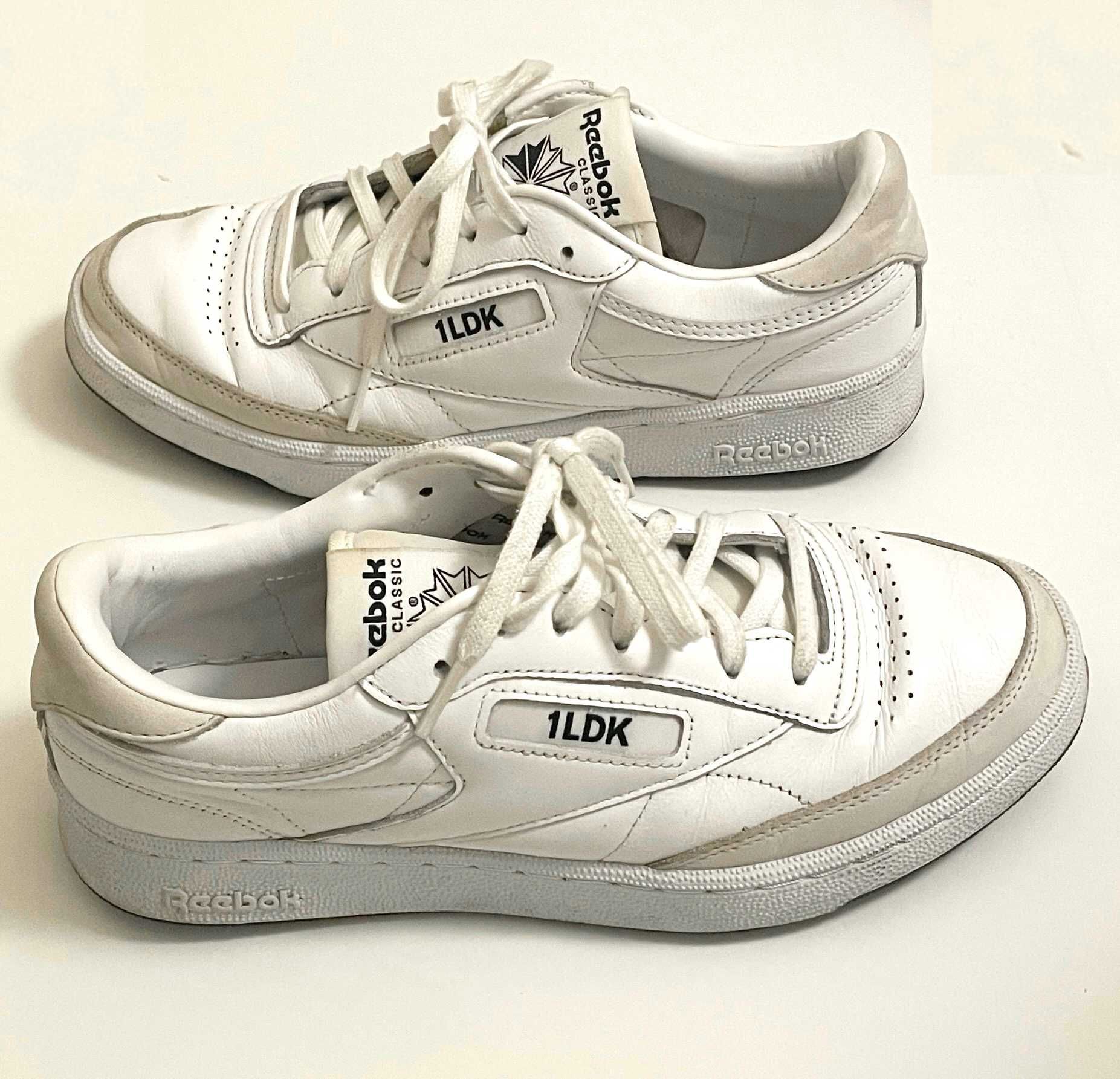 ワンエルディーケー × リーボック クラブC 85 "ホワイト/ネイビー"