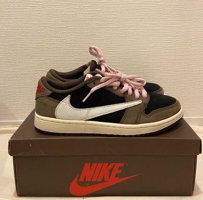 Travis Scott × Nike Air Jordan 1 Low OG SP-T "Black/Dark Mocha"