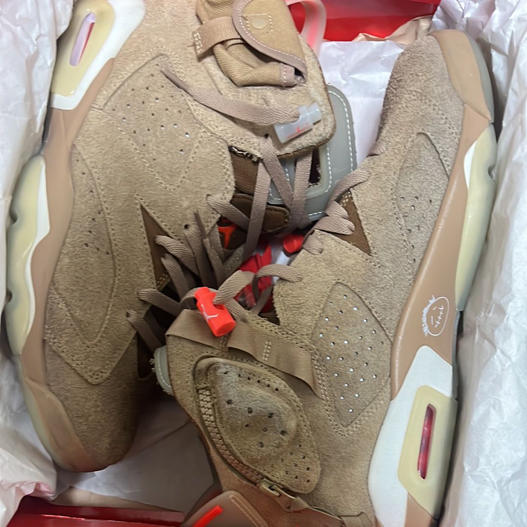 Travis Scott × Nike Air Jordan 6 "British Khaki"