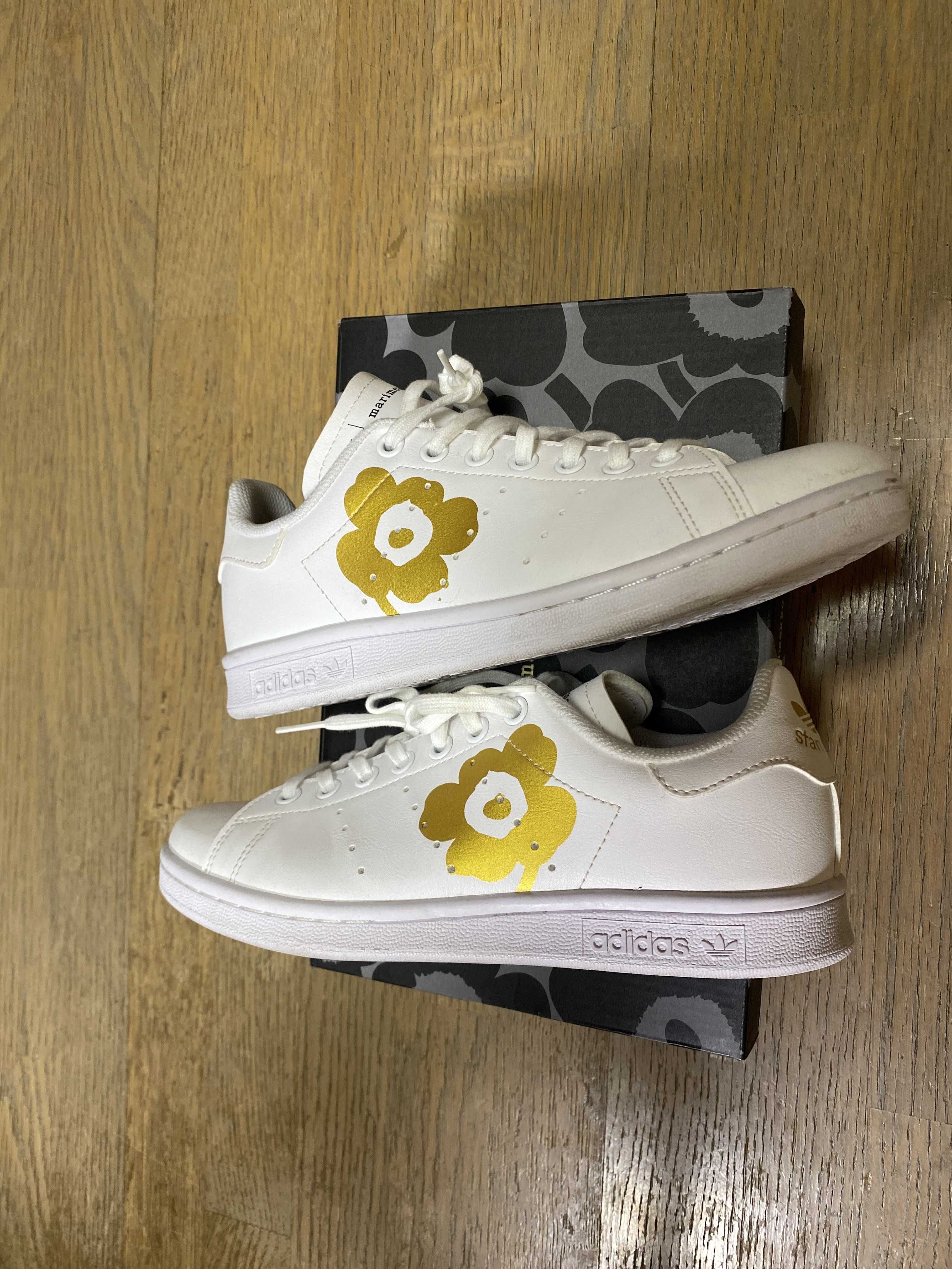 Marimekko × adidas Women's Stan Smith J "Footwear White"