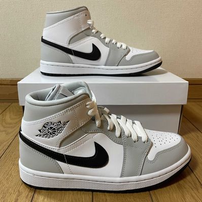 Nike Women's Air Jordan 1 Mid "Grey Fog/White/Black"