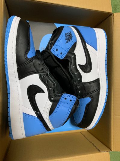 Nike GS Air Jordan 1 Retro High OG "University Blue/UNC Toe"