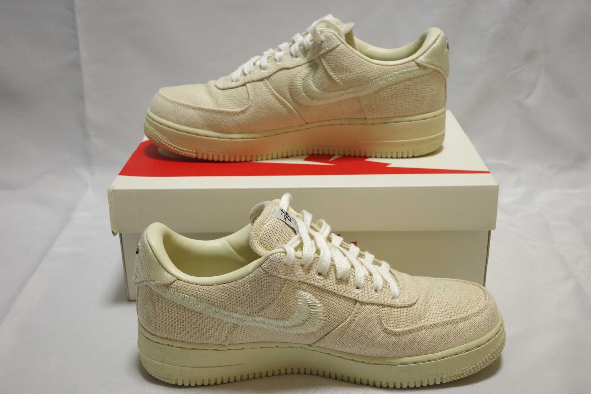Stussy × Nike Air Force 1 Low "Fossil Stone"