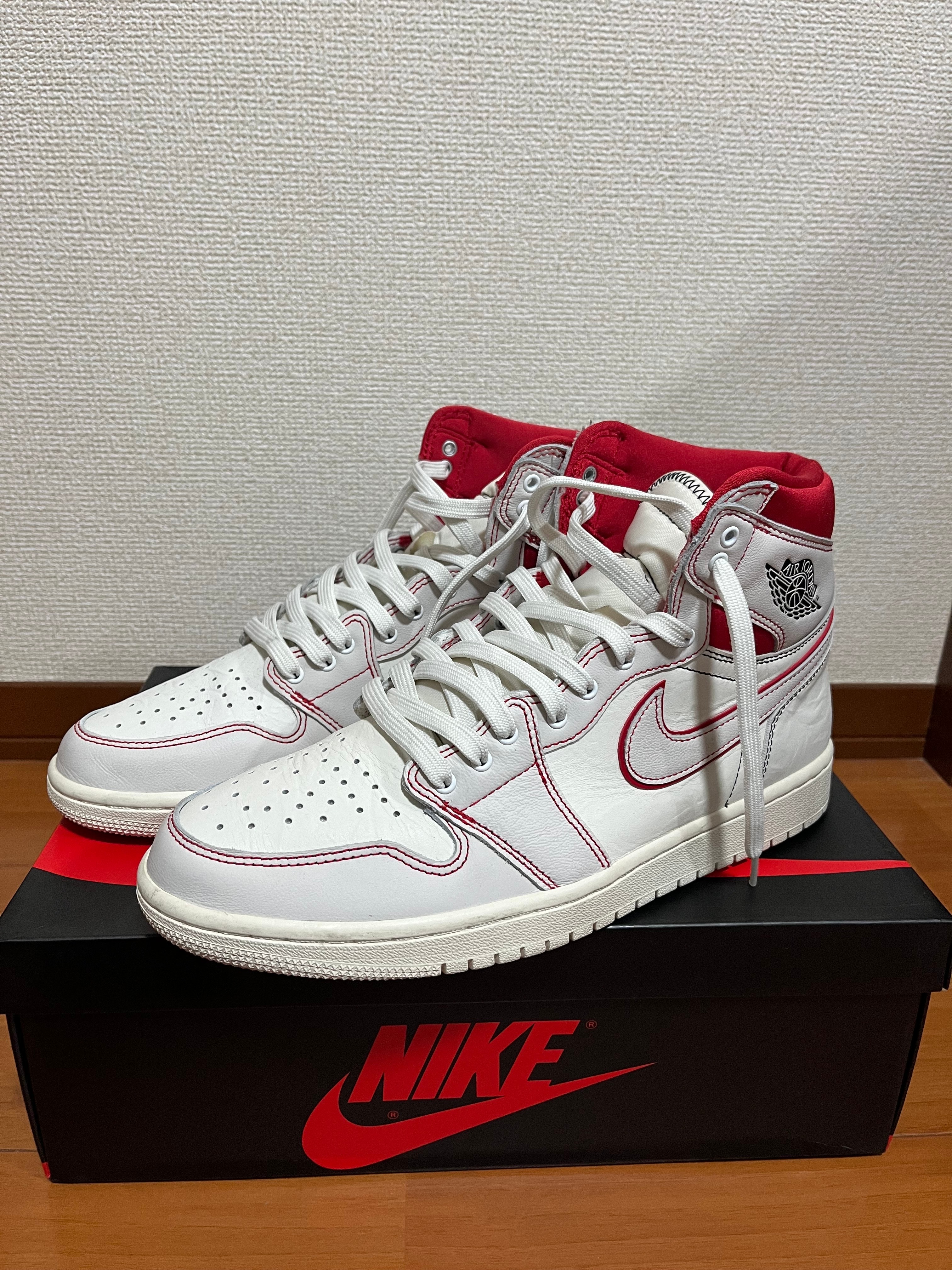 Nike Air Jordan 1 Retro High OG "Sail/University Red"     