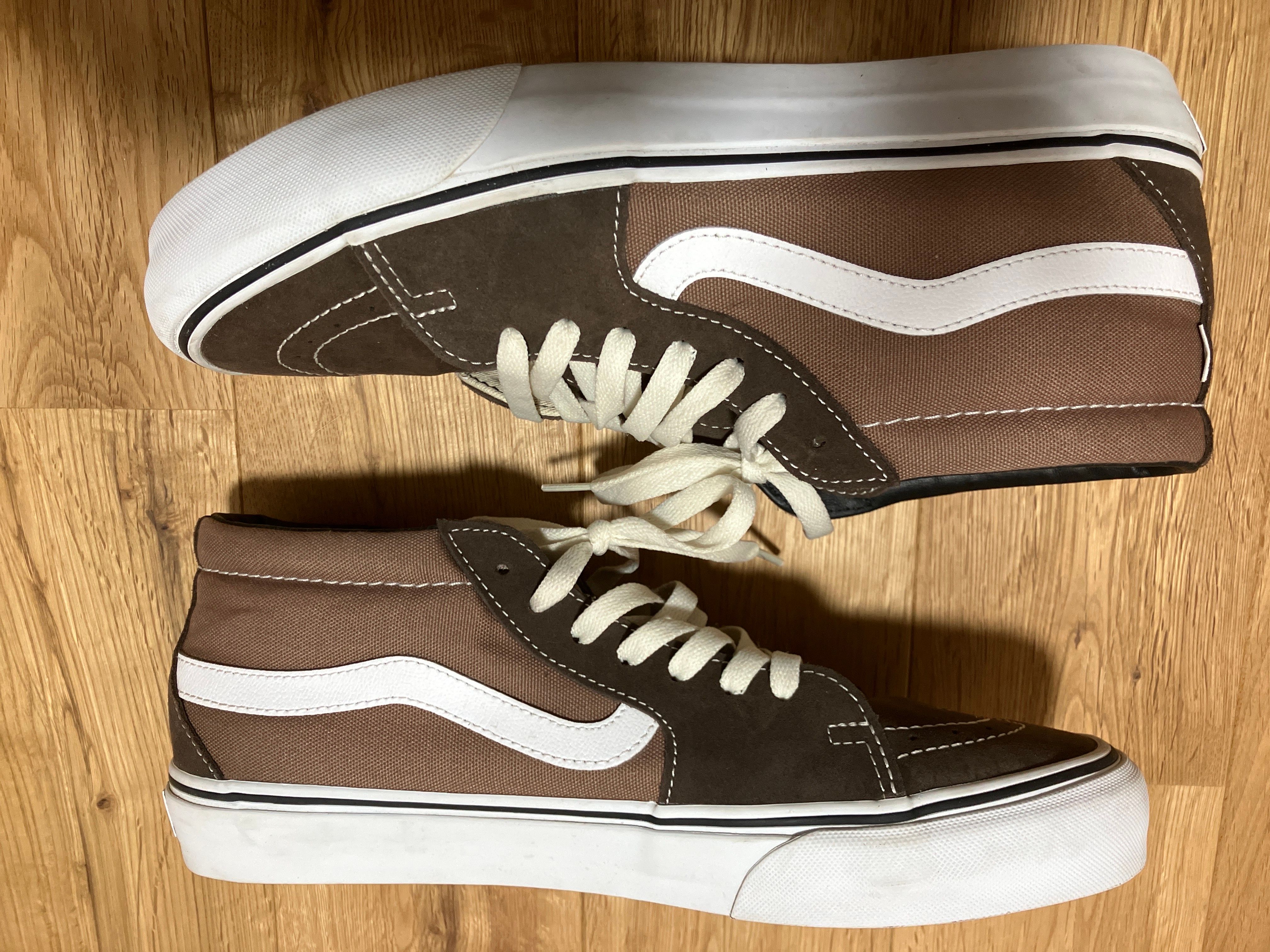 JJJJOUND × VANS SK8-MID "BROWN"