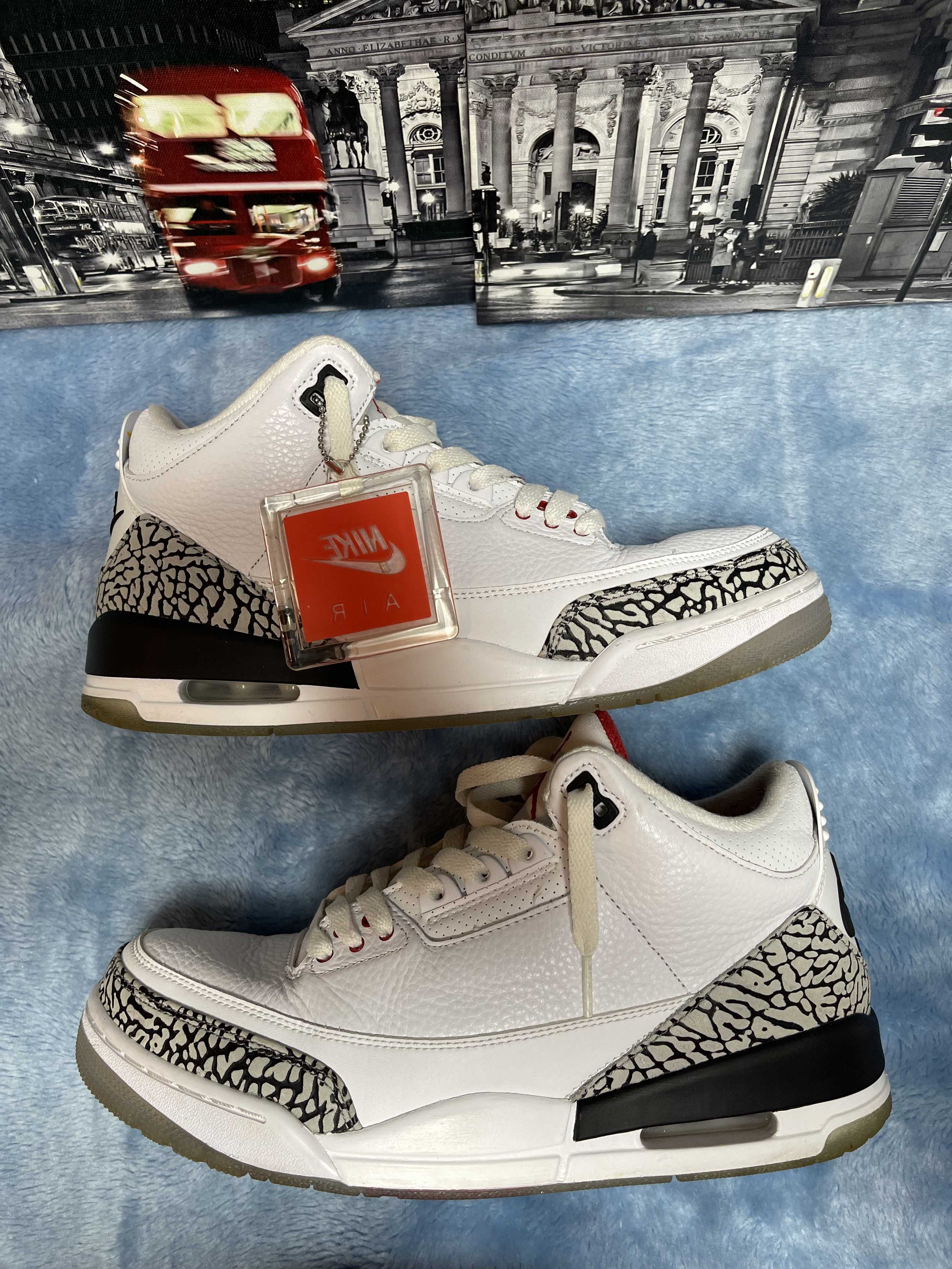 Nike Air Jordan 3 Retro "Free Throw Line White Cement"