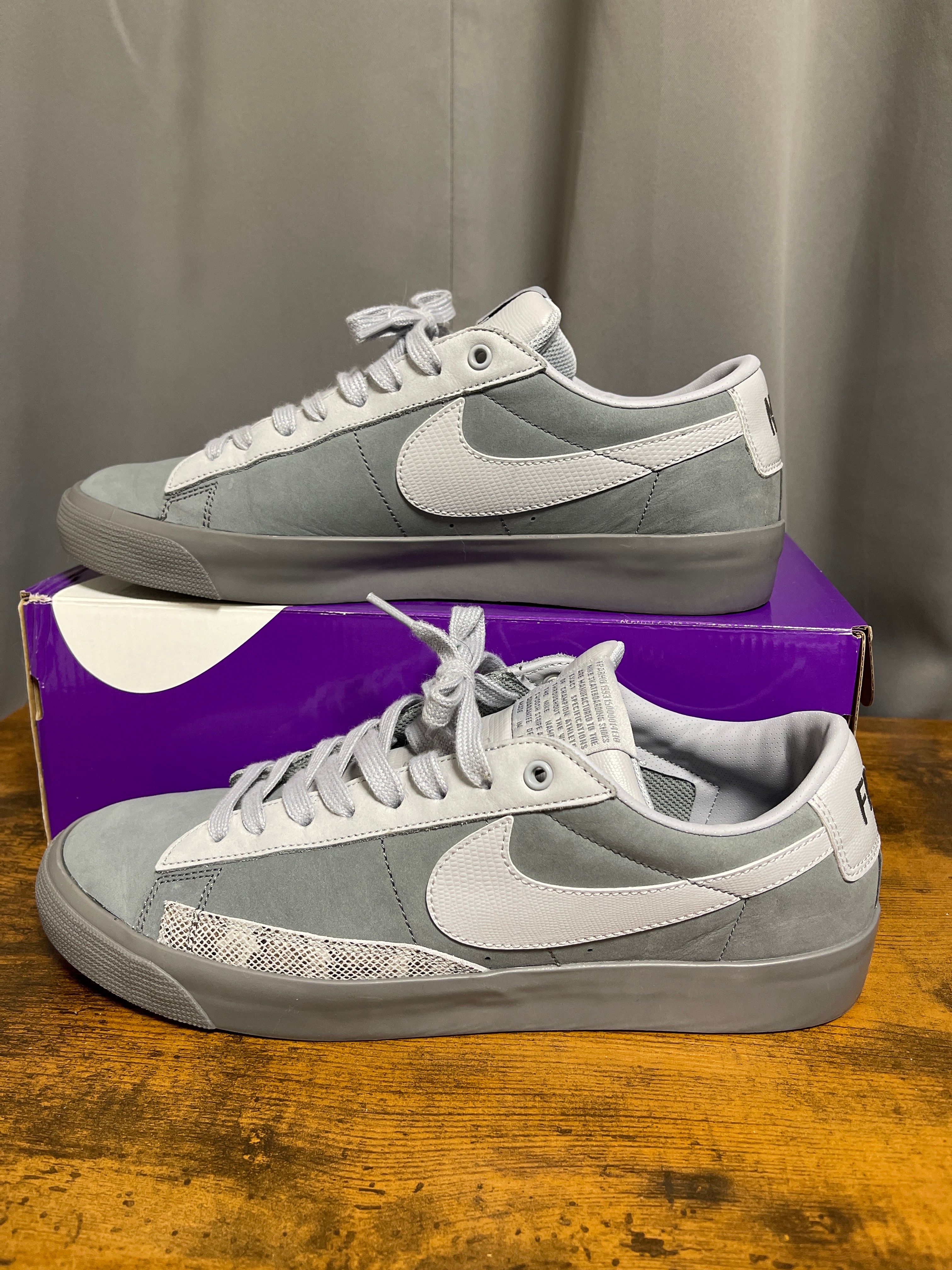 FPAR × Nike SB Blazer Low "Cool Grey"