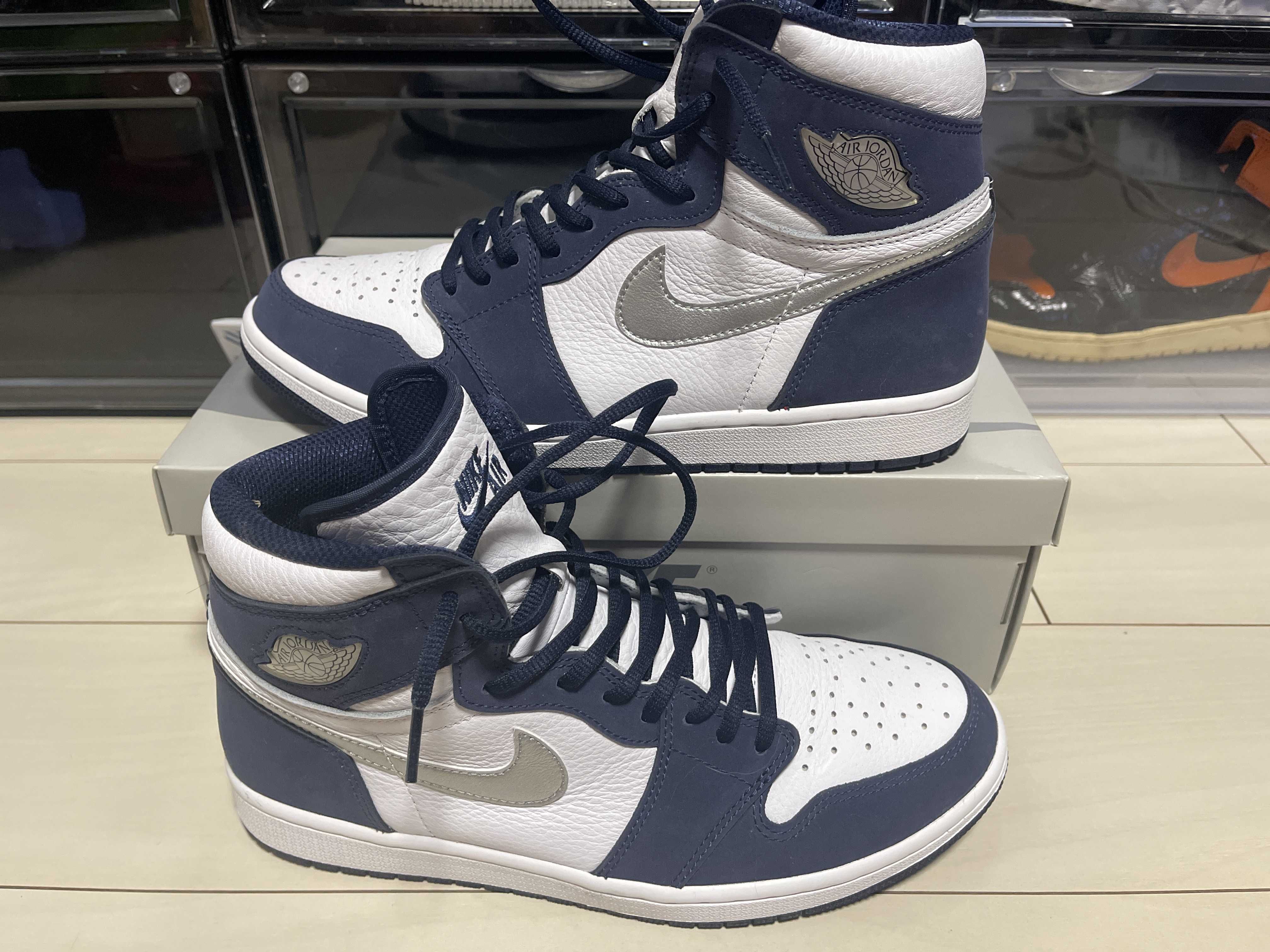 Nike Air Jordan 1 High OG CO.JP "White/Midnight Navy" (2020)(ブリーフケースなし)