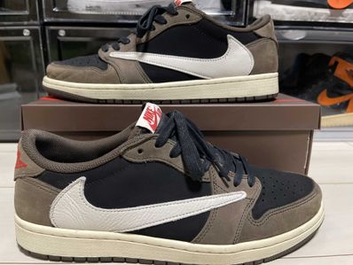 Travis Scott × Nike Air Jordan 1 Low OG SP-T "Black/Dark Mocha"