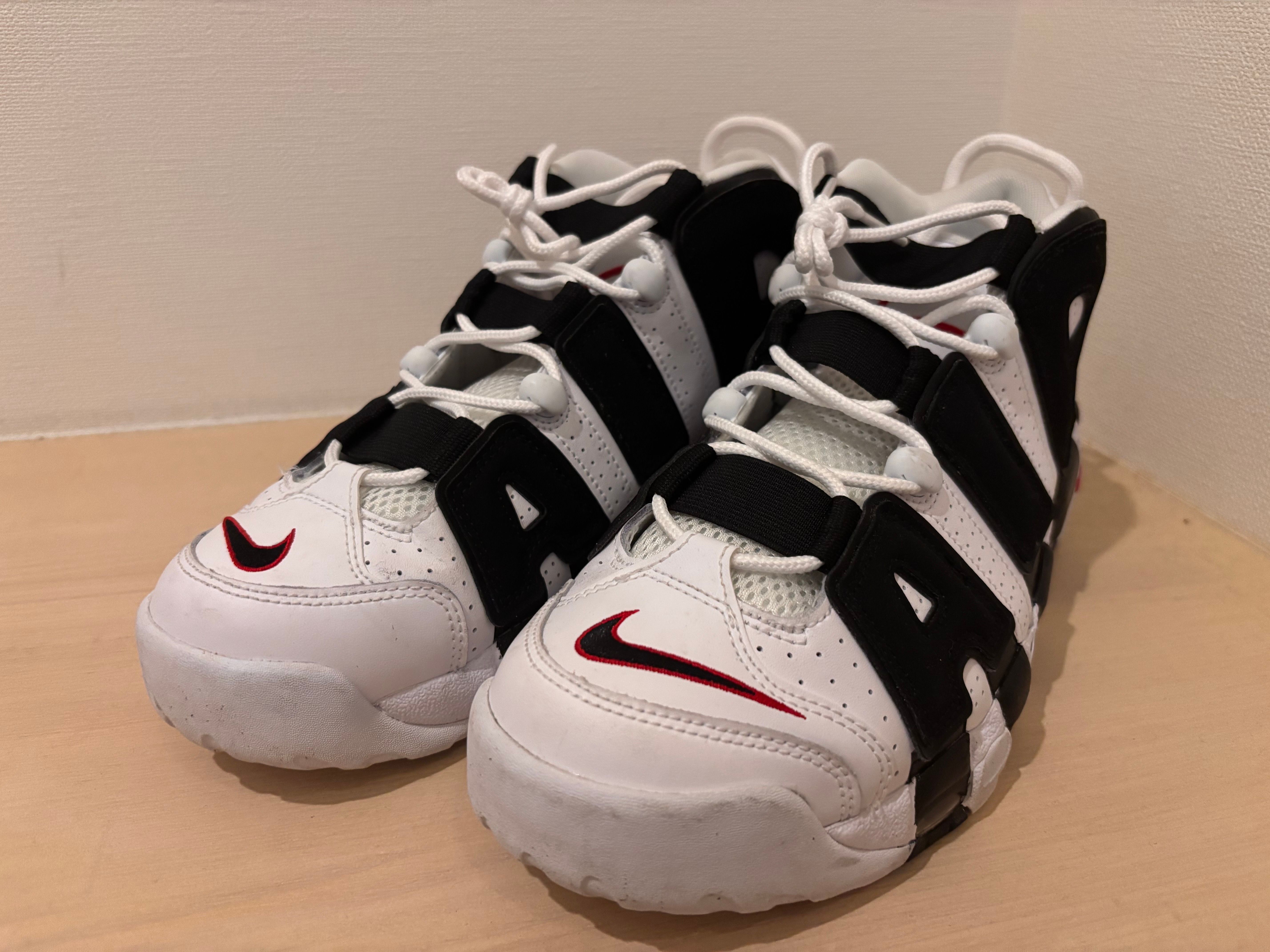 Nike Air More up Tempo "White/Black/University Red"(~2018)