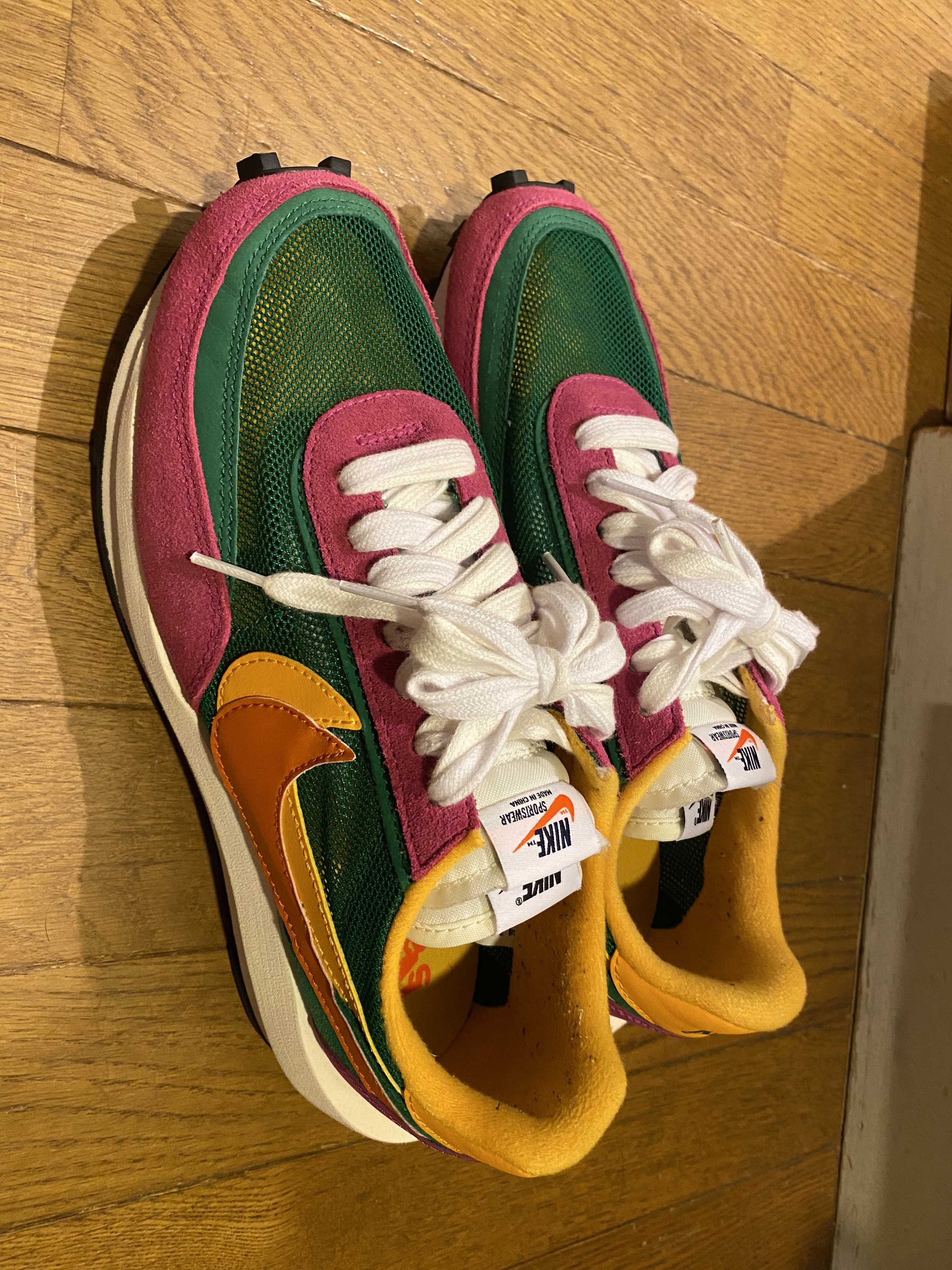 sacai × NIKE LDV WAFFLE "PINE GREEN"