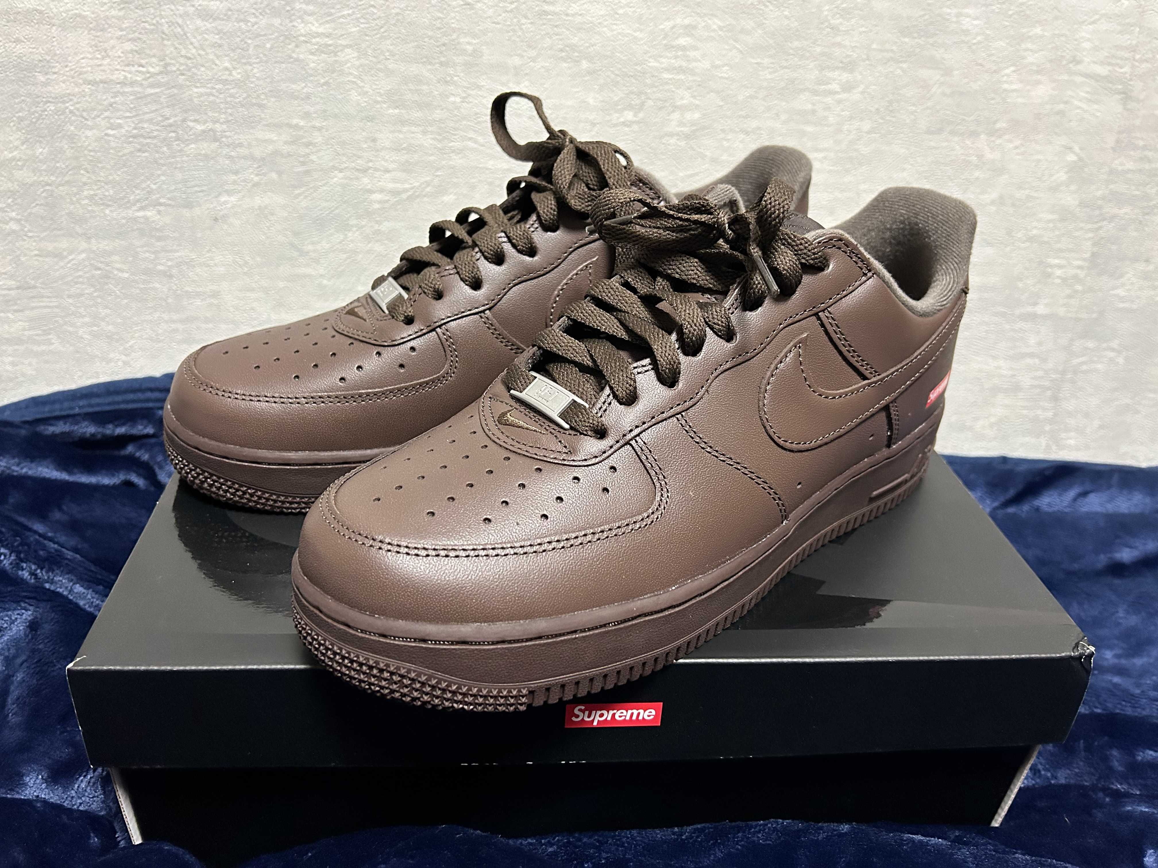 Supreme × Nike Air Force 1 Low "Baroque Brown"